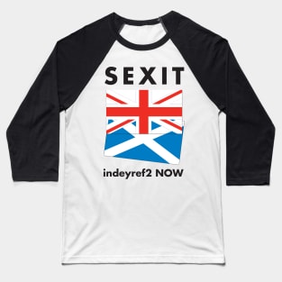 Indyref2 for Scottish Independence Baseball T-Shirt